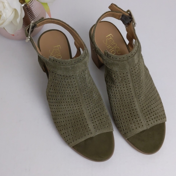 Franco Sarto Shoes - Franco Sarto sling back ankle open toe boots
